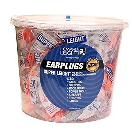 大人気の 特別価格　Super Leight 100pk Earplugs, Foam Pre-Shaped Uncorded 耳あて、イヤーマフ