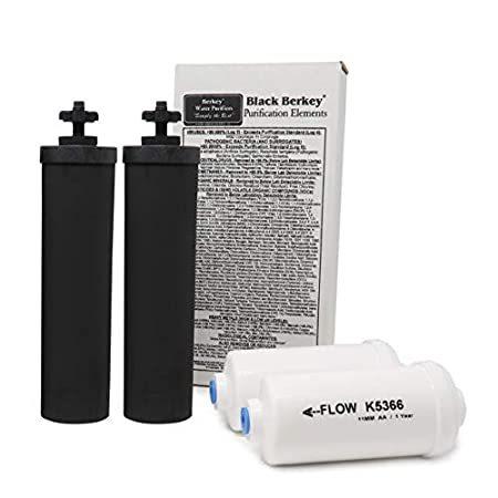 特別価格 Black Berkey Replacement Filters amp; Fluoride Pack Includes 2 Combo 男女兼用 人気の贈り物が大集合 -