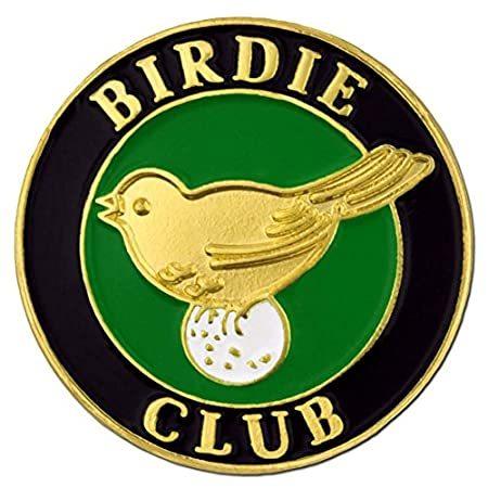 特別価格PinMart Birdie Club Golf Golfing Enamel Lapel Pin好評販売中 ブローチ、ピンブローチ