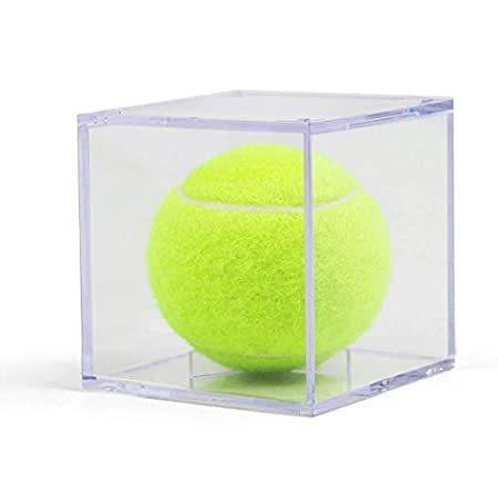 特別価格 Chalktalksports 正方形アクリルディスプレイケース 特別価格 Chalktalksports テニスボールホルダー 3個パック