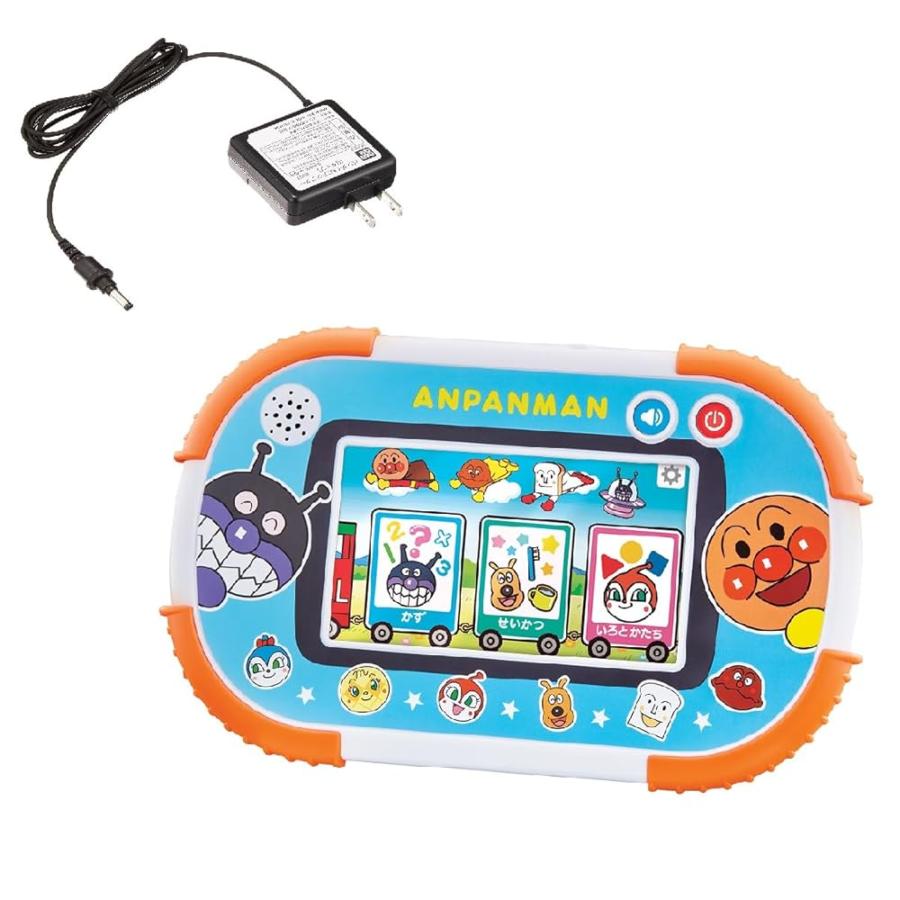 【1日のみ使用】アンパンマン知育パッド アンパンマン 知育パッド 1.5才からカンタン 知育タブレット AC