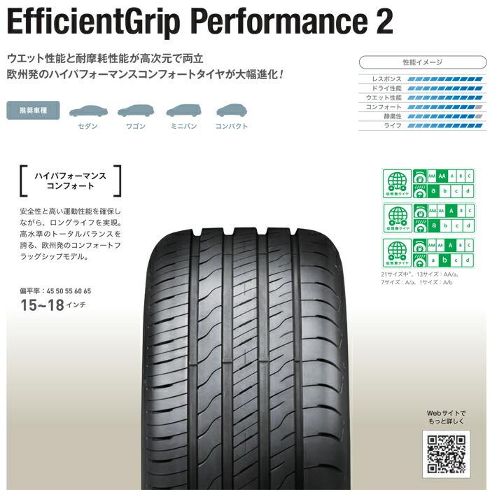 グッドイヤータイヤ 215/60R17 100V XL エフィシェントグリップ パフォーマンス2 1本価格 サマータイヤ安い｜stm｜05