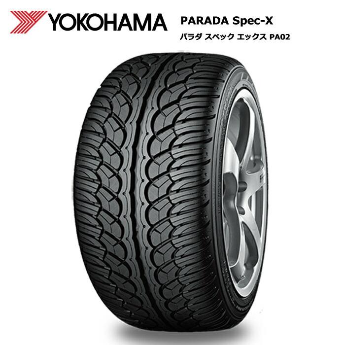 22インチ 245 30R22 PA02 PARADA スペックX YOKOHAMA サマータイヤ