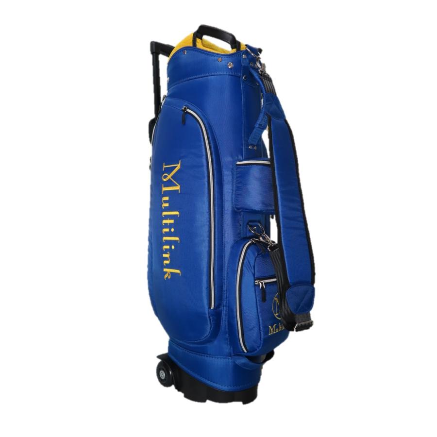 【新品 30%off 送料無料】 【MULTILINK】キャスター付きキャディバッグ（ブルー） 【2298018191】(14050円)