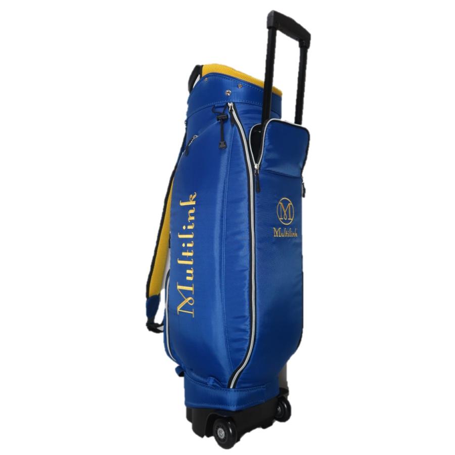 【新品 30%off 送料無料】 【MULTILINK】キャスター付きキャディバッグ（ブルー） 【2298018191】(14050円)