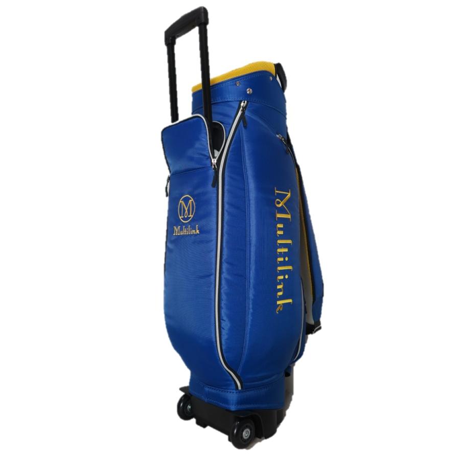 【新品 30%off 送料無料】 【MULTILINK】キャスター付きキャディバッグ（ブルー） 【2298018191】(14050円)