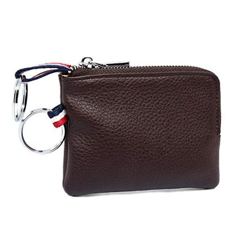 贈り物 バッグ Imeetuミニ財布 小銭入れ メンズ 本革 薄型小銭入れ カード入れ キーホルダー付き 持ち込み シンプル おしゃれ プレゼント コーヒー Www Threeriversofs Com
