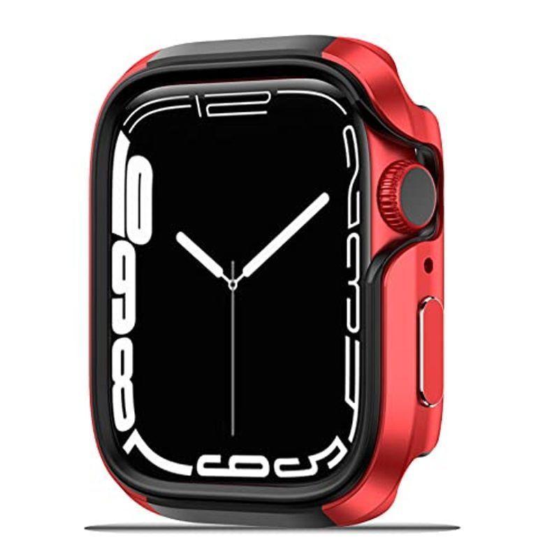 国内発送 7 Watch NINKI対応Apple 41mm ワイヤレス充 シンプル 取り付け簡単 衝撃吸収 2重構造 アルミ×TPU バンパーケース  スマートウォッチアクセサリー - w7m.com.br