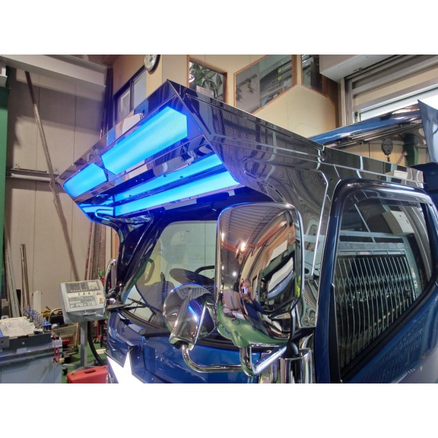 日野 デュトロ ピラーレス車 フロントバイザー (2DK-600) ウロコ