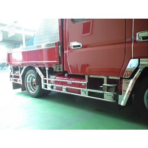 シングル ダブル キャブ 全低床標準車用 丸パイプ サイドバンパー R L 37 Sid Bum F2twc Yabe 00 ステンレスアートg 1 通販 Yahoo ショッピング