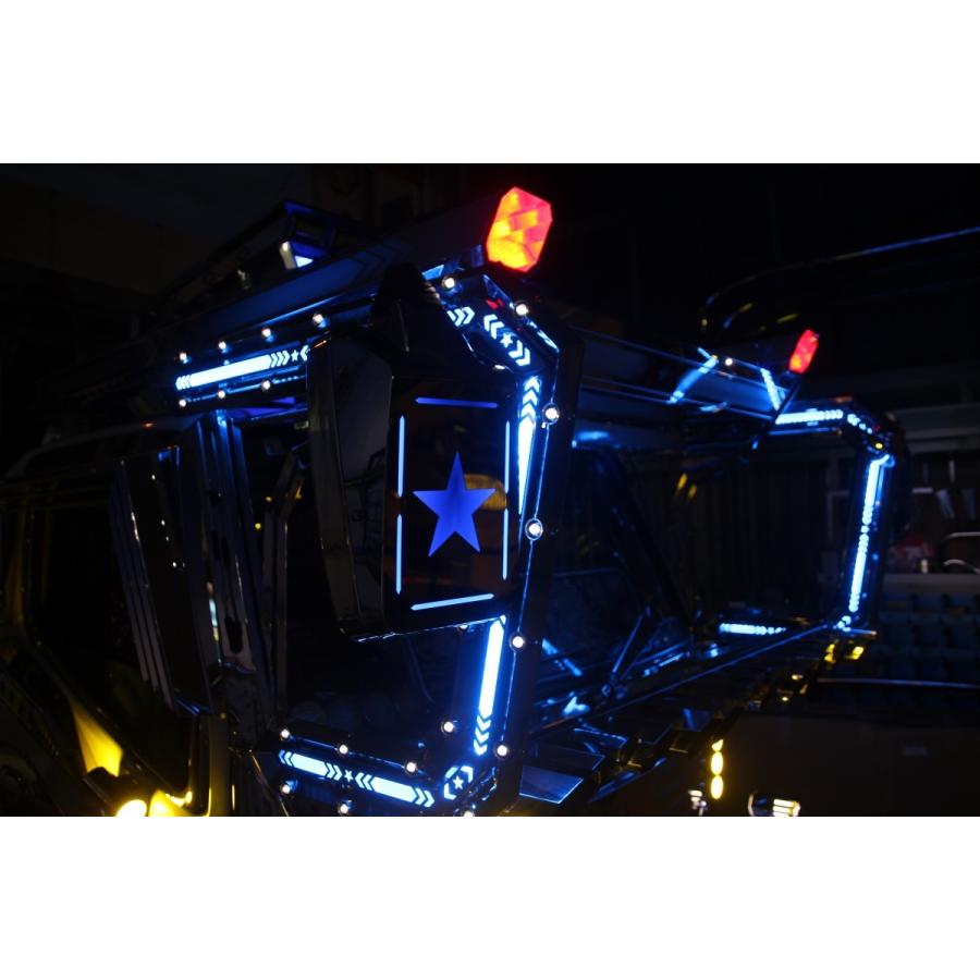 コンボイミラー（Y-69）用アンドン ウロコ 片側 : ステンレスアートG-1