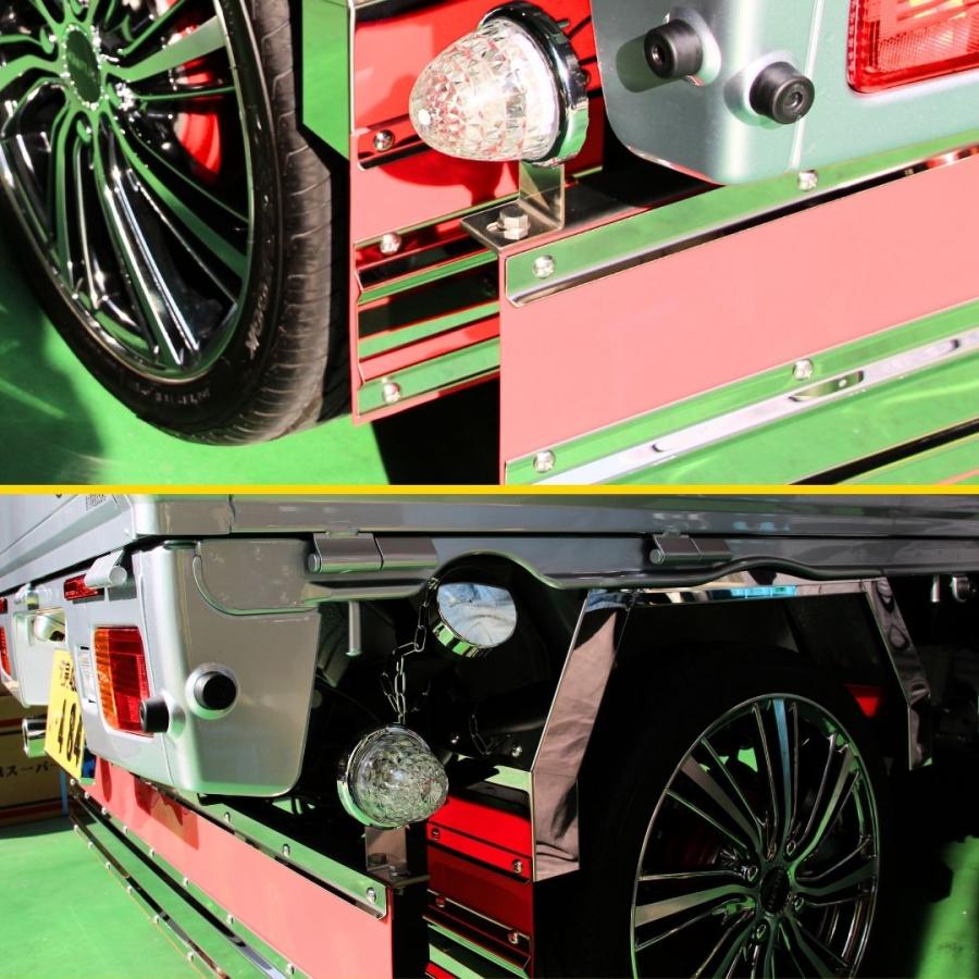 長タレ　1460×300 黒ゴム　ステンレス　軽トラック ハイゼット 泥除け タレゴム ダイハツ 500系 長タレ 1枚物 LED