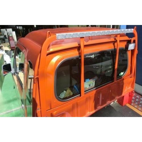 ダイハツ ハイゼット500系標準車・ジャンボ用 鳥居笠木 ステンレス-ウロコ平板仕様｜stn-art-g-1｜02