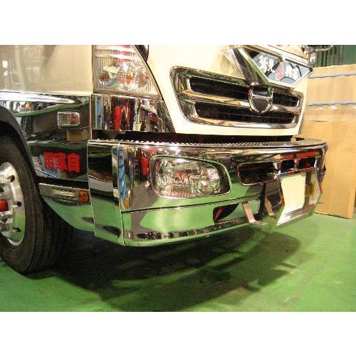 日野 レンジャープロ 純正パンパー200mm前出し3点セット