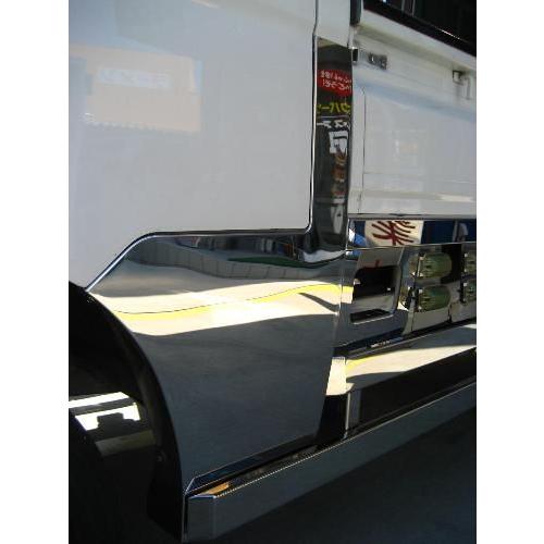 ハイゼットトラックs200pフロントフェンダートリム　ステンレス鏡面 ハイゼットトラックs200pフロントフェンダートリム ステンレス