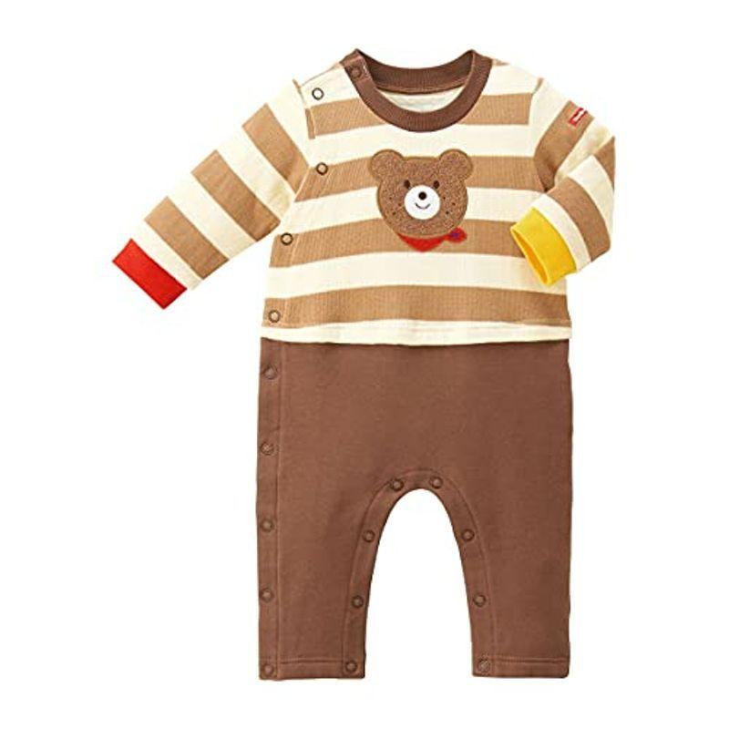 ミキハウス ホットビスケッツ カバーオール ロンパース ベビー服 男の子 女の子 73-1204-823 70cm ベージュ 引き出物 ミキハウス ホットビスケッツ カバーオール ロンパース ベビー服 男の子 女の子 73-1204-823 70cm ベージュ 引き出物