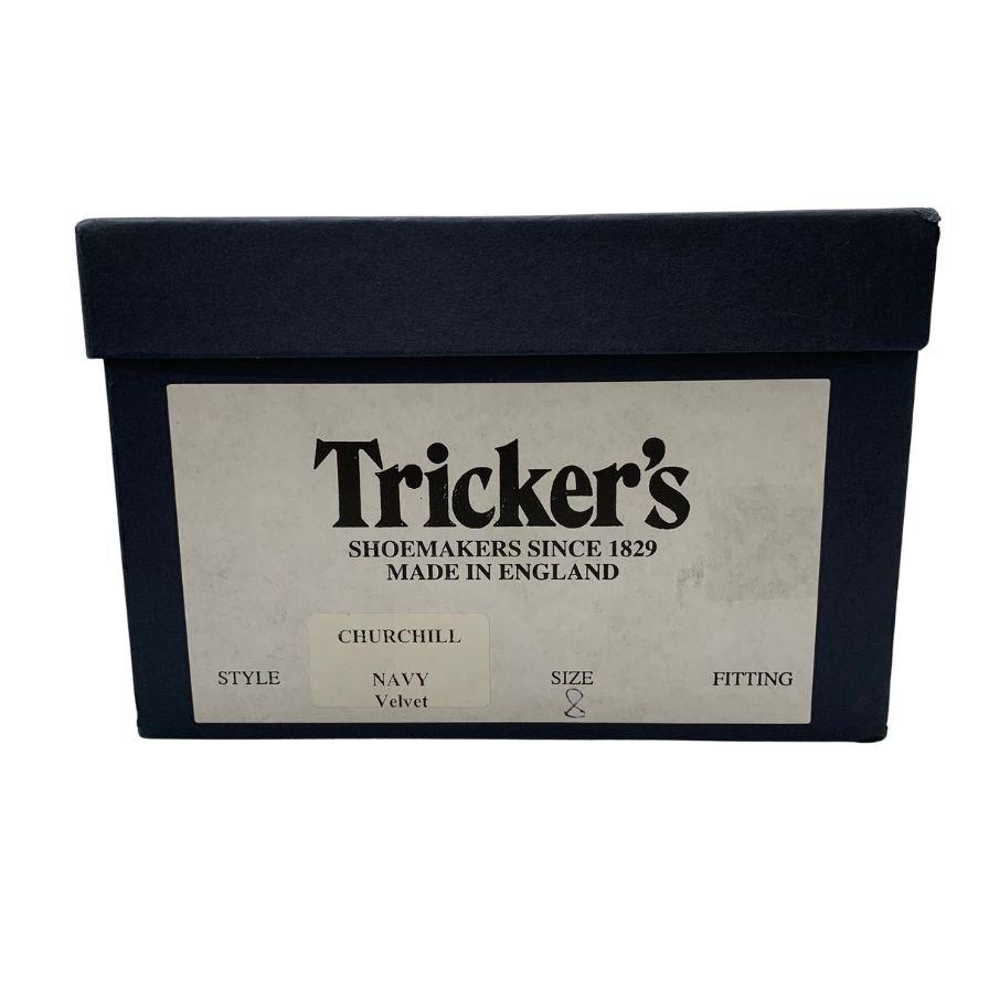 美品◇トリッカーズ ルームシューズ チャーチル ベルベット 美品◇トリッカーズ ルームシューズ チャーチル ベルベット