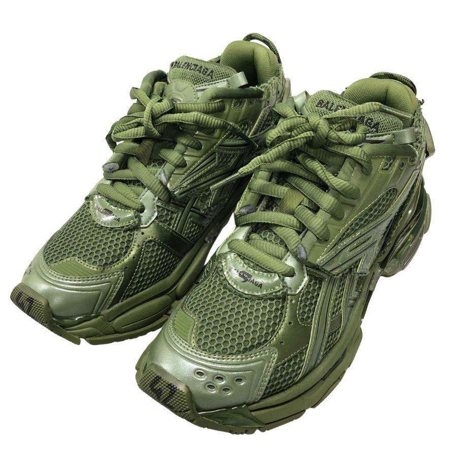 BALENCIAGA RUNNER スニーカー カーキ バレンシアガ スニーカー ランナー 677403 カーキ サイズ42
