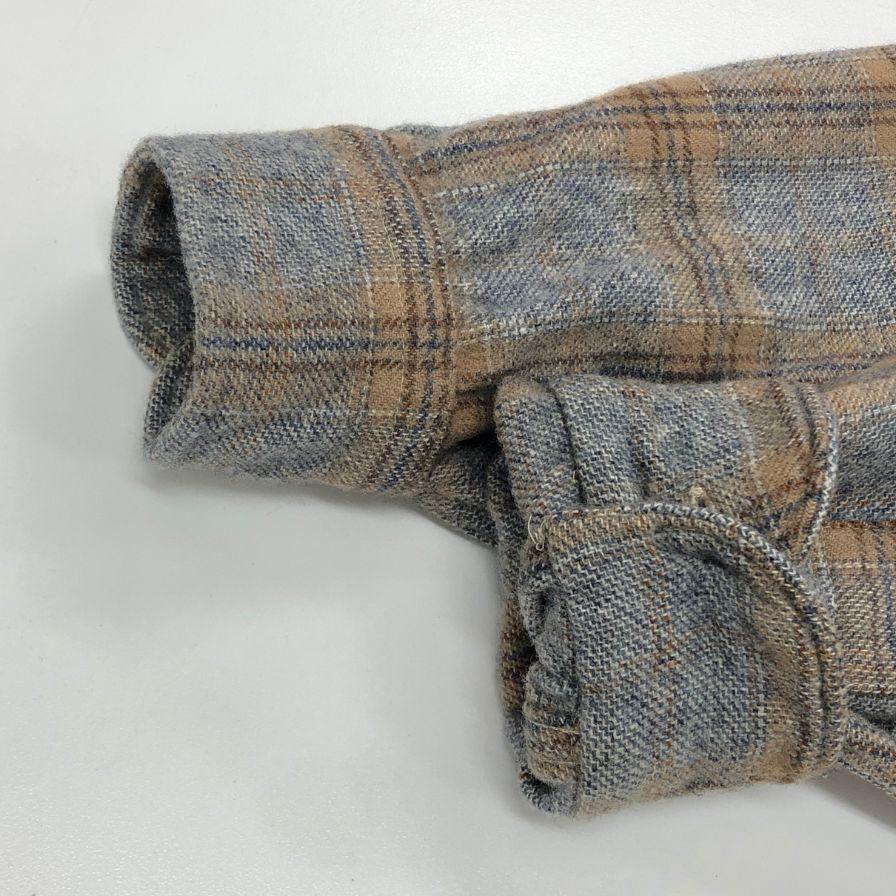 中古◇ペンドルトン 70S チェックシャツ ウール ベージュ系 メンズ