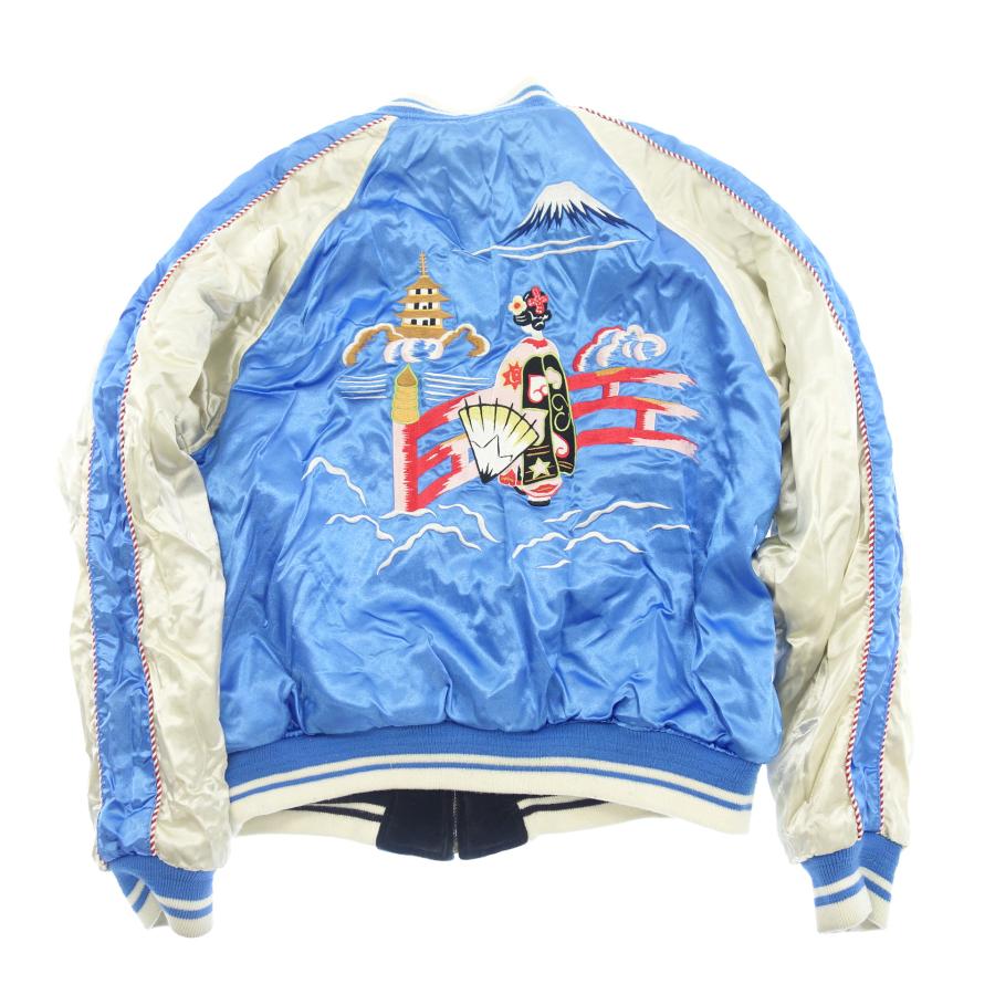 中古◇ネイリーズ スカジャン リバーシブル 和柄 舞妓 寅 龍 中古◇ネイリーズ スカジャン リバーシブル 和柄 舞妓 寅 龍