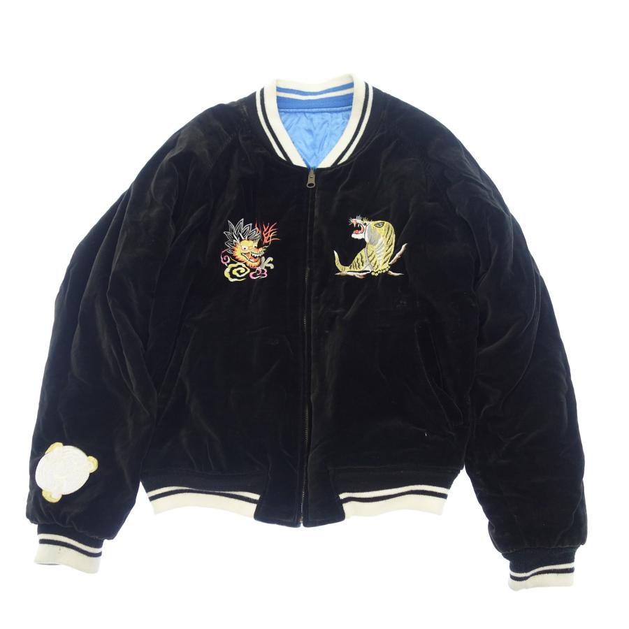 中古◇ネイリーズ スカジャン リバーシブル 和柄 舞妓 寅 龍 中古◇ネイリーズ スカジャン リバーシブル 和柄 舞妓 寅 龍