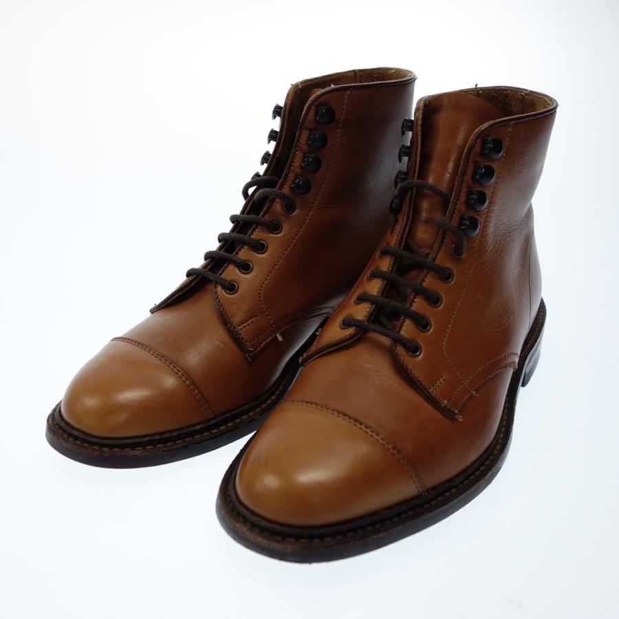 美品◇トリッカーズ SCOTT 7624 レザー ブーツ メンズ 6 茶系 美品◇トリッカーズ SCOTT 7624 レザー ブーツ メンズ 6 茶系