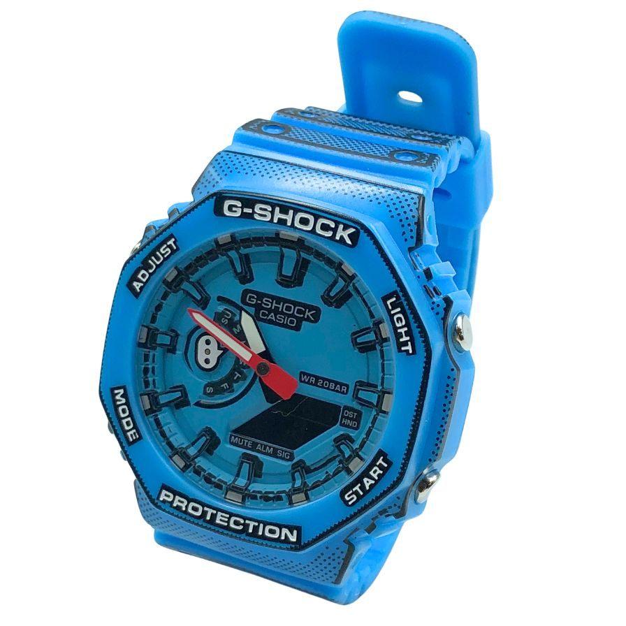 カシオ 腕時計 Gショック マンガ GA-2100MNG クォーツ ブルー