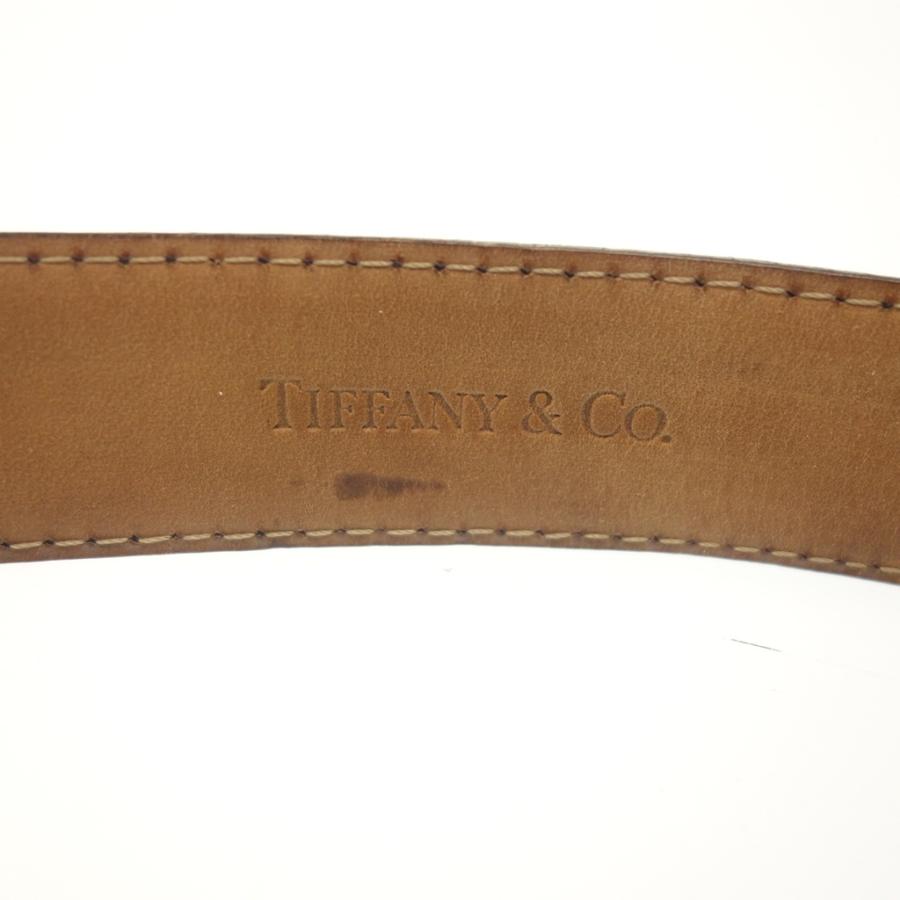 中古◇ティファニー ベルト エンジンターンスライドベルト 中古◇ティファニー ベルト エンジンターンスライドベルト