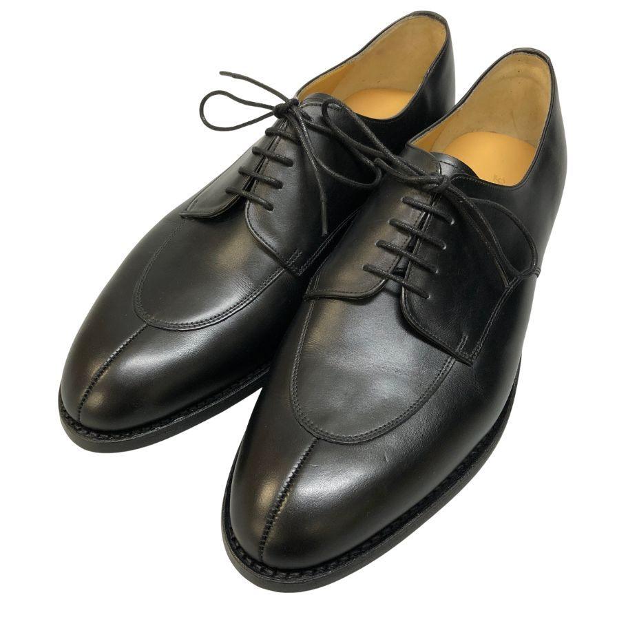 美品　Lloyd Footwear 2824ER01 7E Uチップ ロイドフットウェア レザーシューズ 2824ER01 Uチップ カーフ ブラック