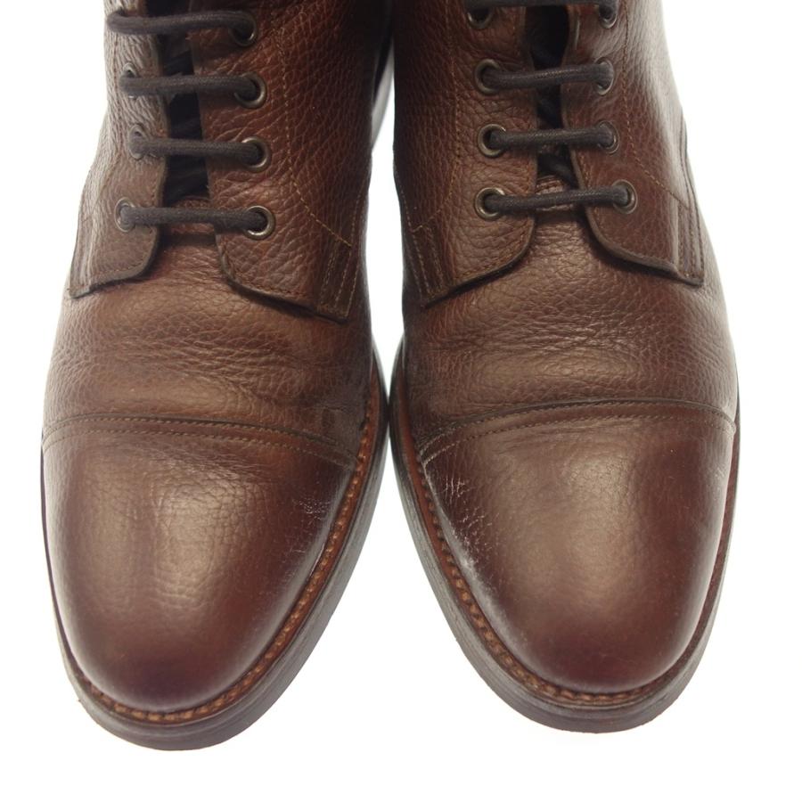 クロケット&ジョーンズ　ポールスミス　レザーシューズ　25cm ブラウン ポールスミス別注クロケット＆ジョーンズブラウンレザー