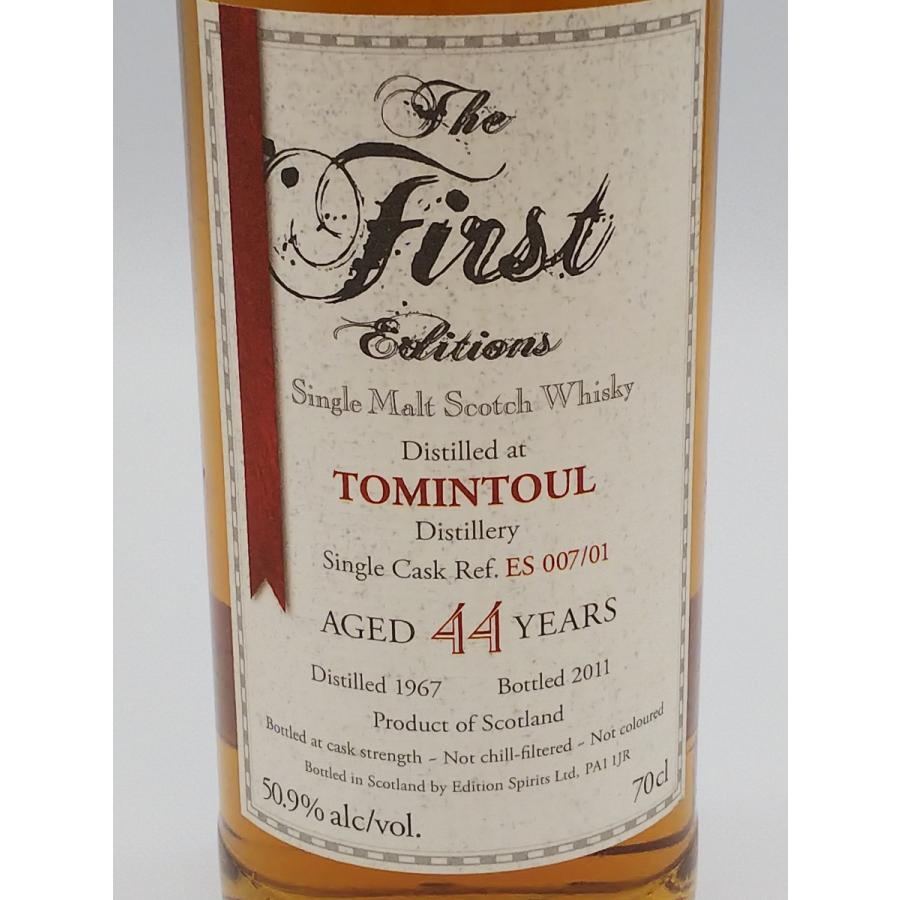 トミントール44年 THE FIRST EDITION TOMINTOUL 1967-2011 700ml 50.9