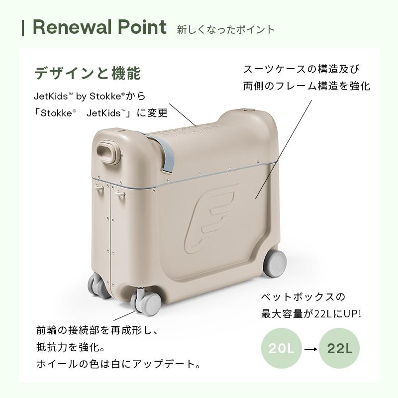 JETKIDS キャリーケース ベージュ STOKKE（ストッケ） 公式 ジェットキッズ ベッドボックス Stokke
