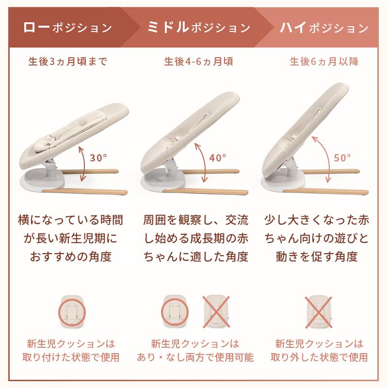 〔再値下げ〕STOKKEバウンサー350104【直接引取希望】新品未使用 STOKKE（ストッケ） 公式 ヨガ ベビー バウンサー ライトサンド 新生児