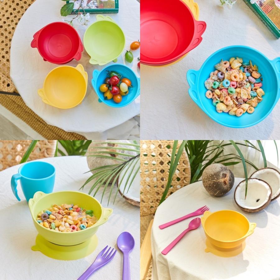 ベビー食器 ベビー食器セット ココナッツ 子供食器 吸盤付き食器 環境に優しい 食器セット COCOPIYO イエロー |  | 06
