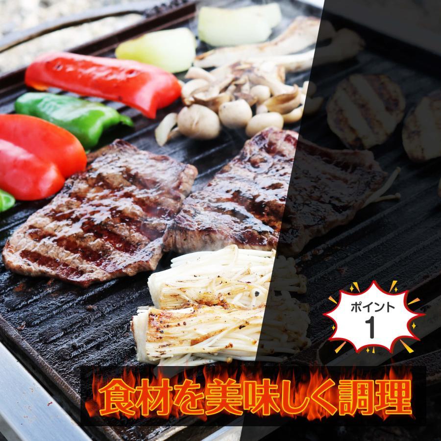 BBQプレート Lサイズ 網/板セパレートタイプ 枠板 ひこにゃんセット