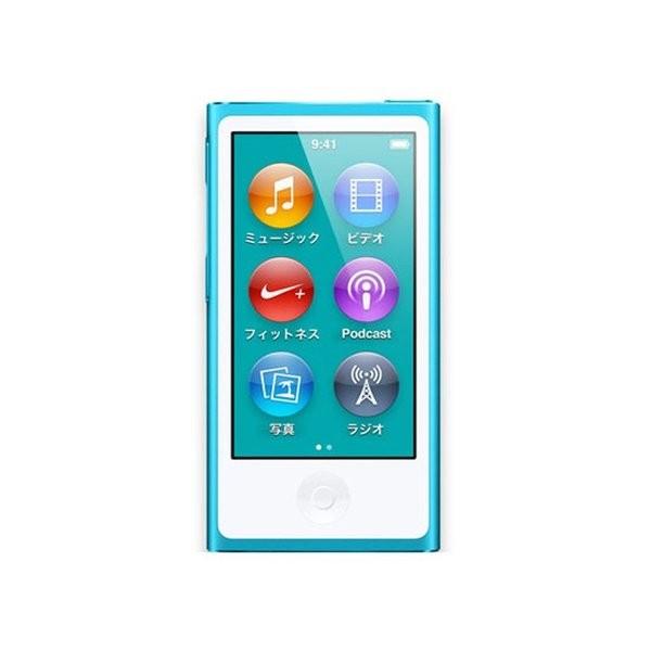 Apple アップル アイポッド ナノ iPod nano 16GB ブルー MD477J/A 第7世代 A1446｜stone-gold｜02