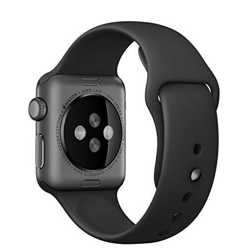 Apple Watch Sport 38mm MJ2X2J/A スペースグレイアルミニウムケース ブラックスポーツバンド 第1世代｜stone-gold｜03