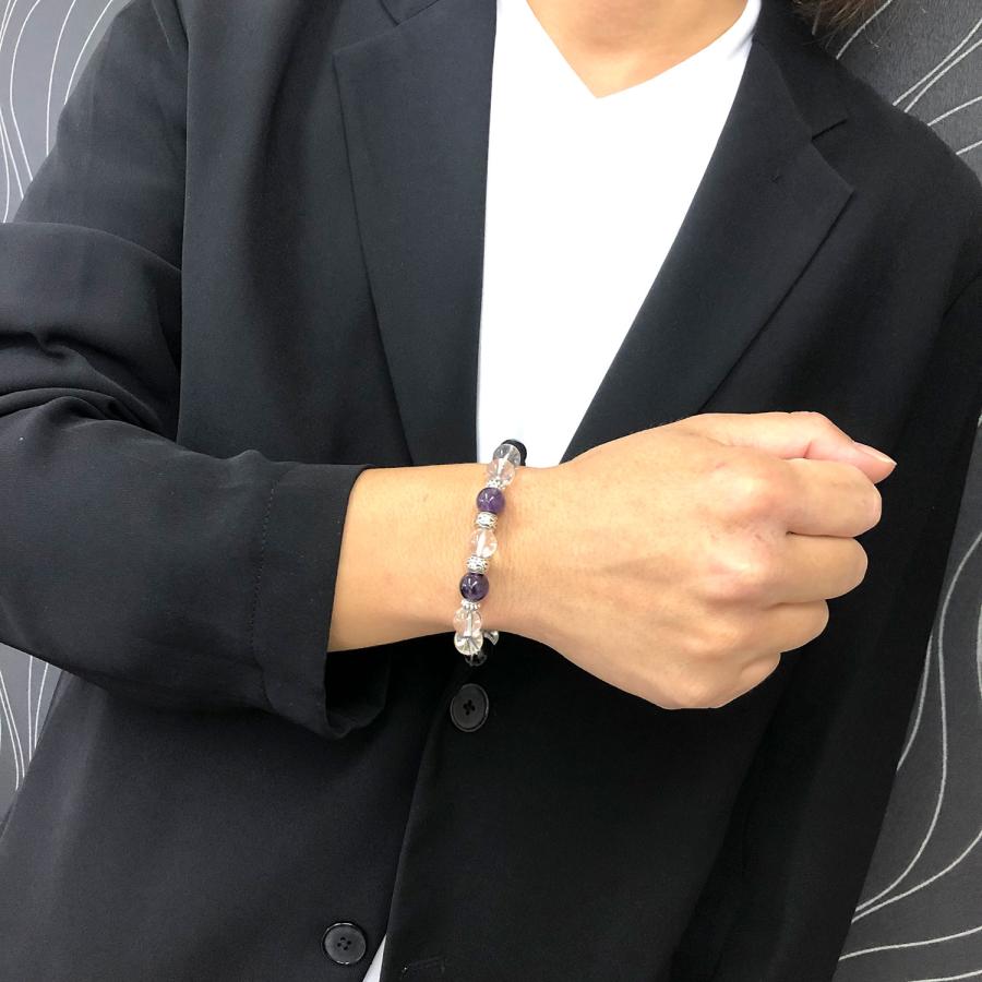 天然石 パワーストーン ブレスレット メンズ アクセサリー 水晶
