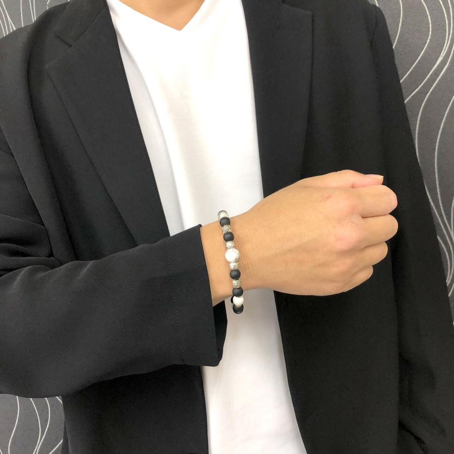 天然石 パワーストーン ブレスレット メンズ アクセサリー マット