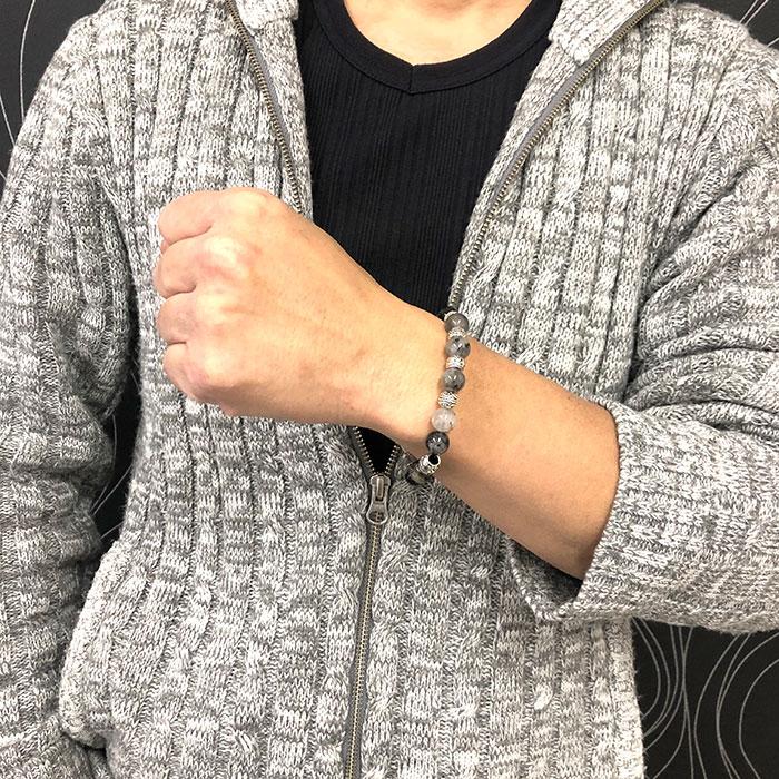 天然石 パワーストーン ブレスレット メンズ アクセサリー 勝負運UP