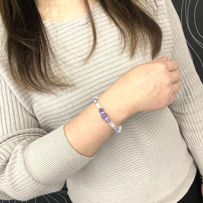 天然石 パワーストーン ブレスレット レディース アクセサリー アクア