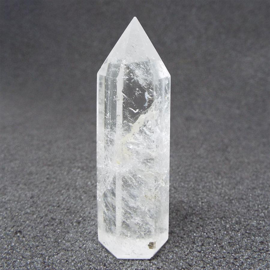 天然石 天然水晶 ポイント 六角柱 クォーツ 原石 置物 パワーストーン