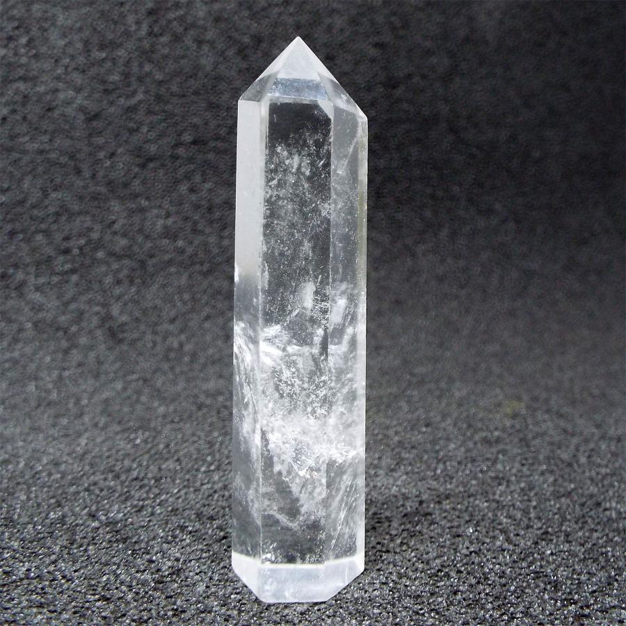 クオーツ置物　パワーストーン原石　置物 天然石 天然水晶 ポイント 六角柱 クォーツ 原石 置物 パワーストーン
