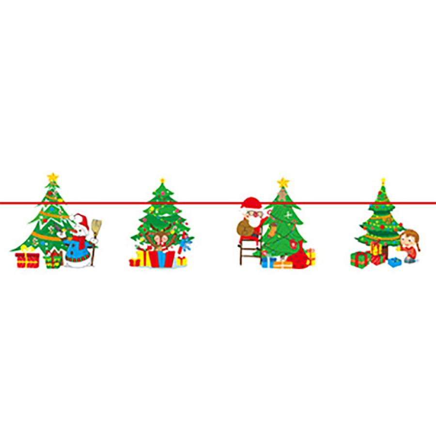クリスマス 飾り ガーランド ペーパー バナー サンタ クリスマスツリー 壁飾り ペナント Xmas15 Stone Kitchen 通販 Yahoo ショッピング