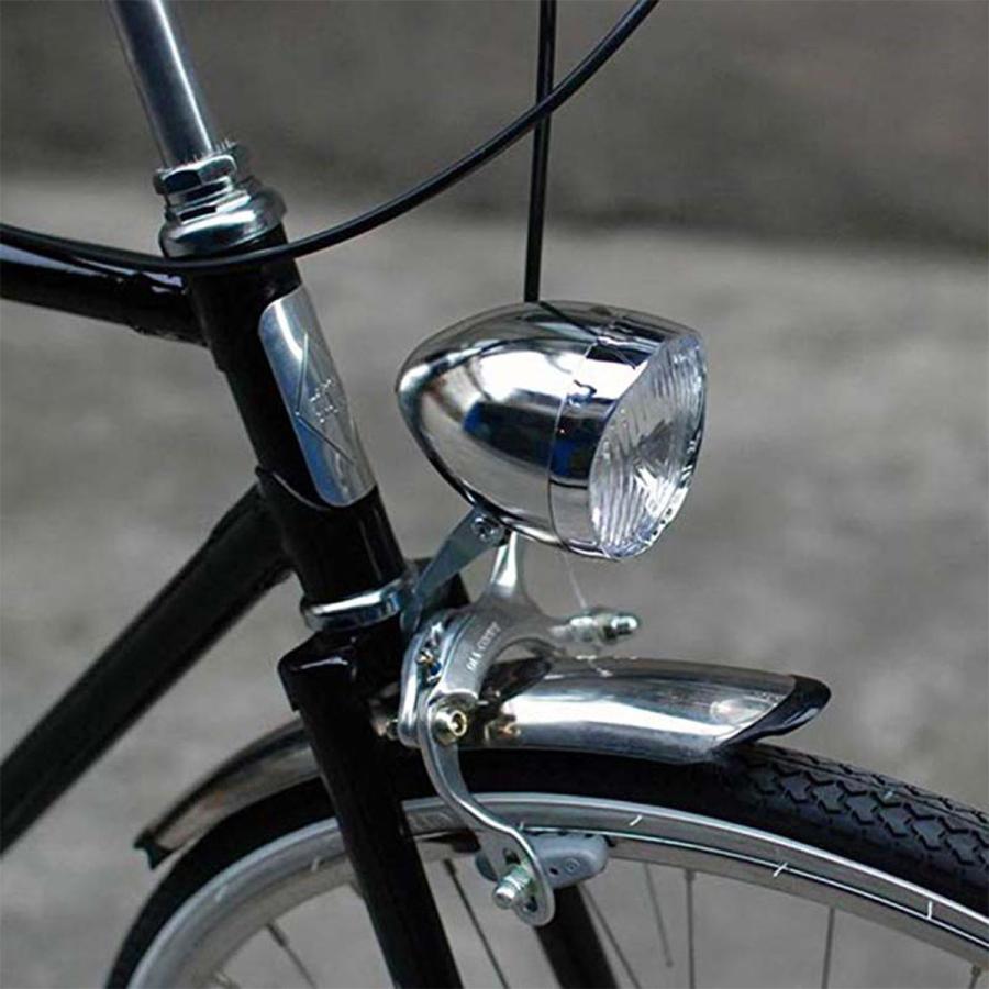 レトロクルーザー クロモリ クローム LED Vintage クロスバイク 自転車 改造 カスタム ビンテージ バイシクルライト フロント AL0291JPSAKURA 通販