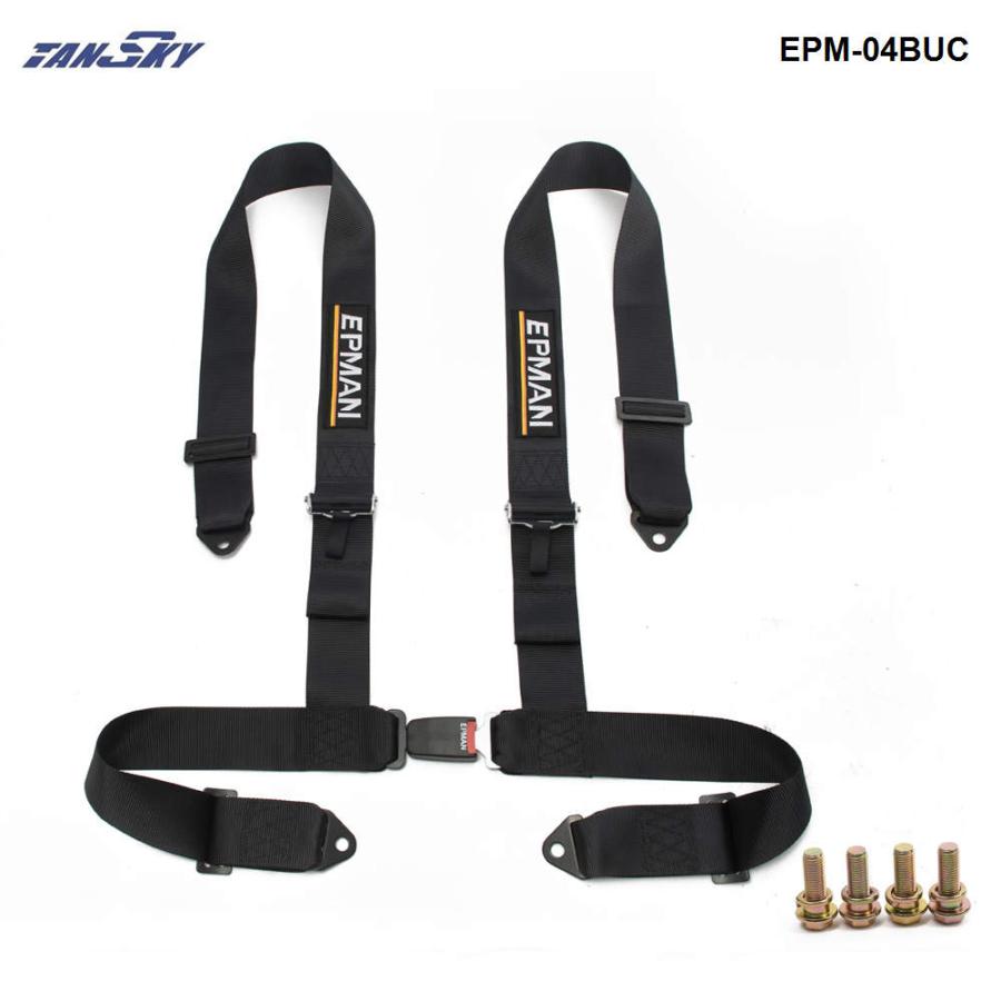EPMAN 4点式シートベルト ノーマルバックル レーシングハーネス 3