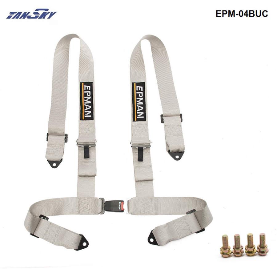 EPMAN 4点式シートベルト ノーマルバックル レーシングハーネス 3