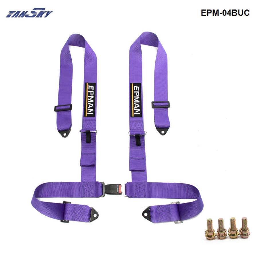 EPMAN 4点式シートベルト ノーマルバックル レーシングハーネス 3