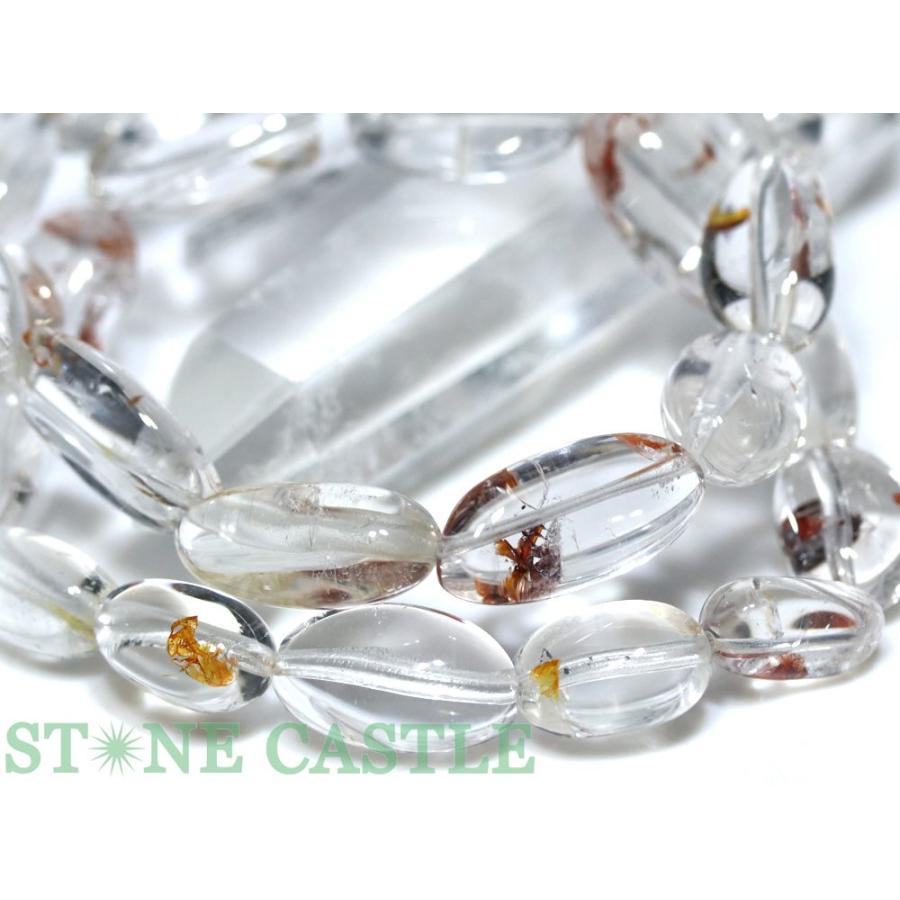 石流通センター 高品質 天然石 ブレスレット 錦鯉水晶 (天然オーラ