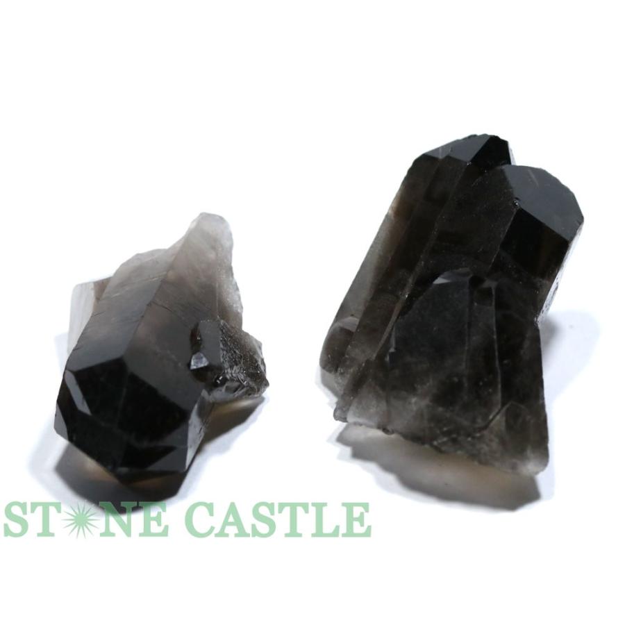 スモーキー クォーツ クラスター 2個